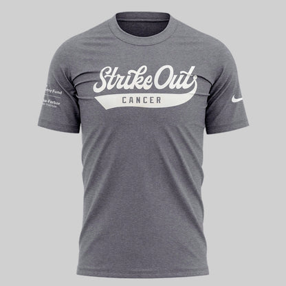 Special Strike Out Cancer Boston Red Sox T-Shirt
