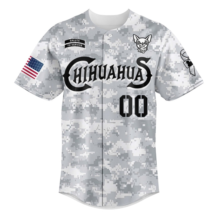 El Paso Chihuahuas Military Appreciation Night 2025 Baseball Jersey