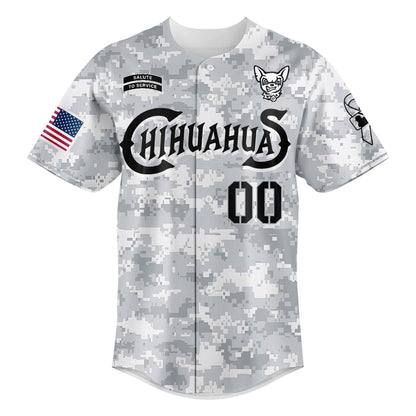 El Paso Chihuahuas Military Appreciation Night 2025 Baseball Jersey