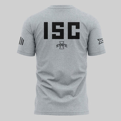 Special New 2025 ISC Logo Tshirt In Grey