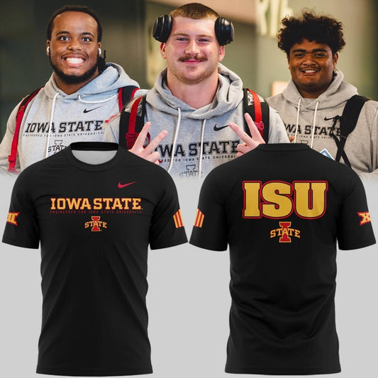 Special New 2025 ISU Logo Tshirt In Black