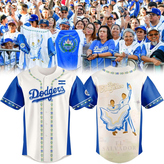 Special Edition 2025 Salvadoran Heritage Night Baseball Jersey