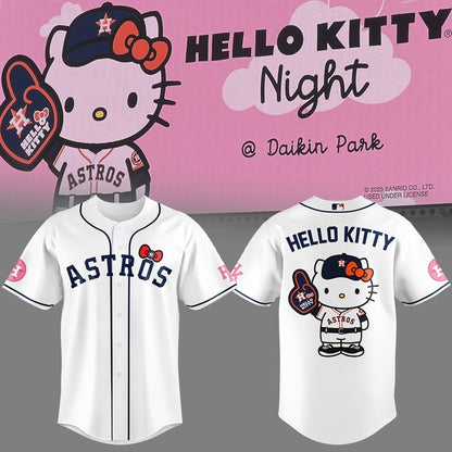 Hello Kitty Night x Houston Astros limited edition 2025 Jersey