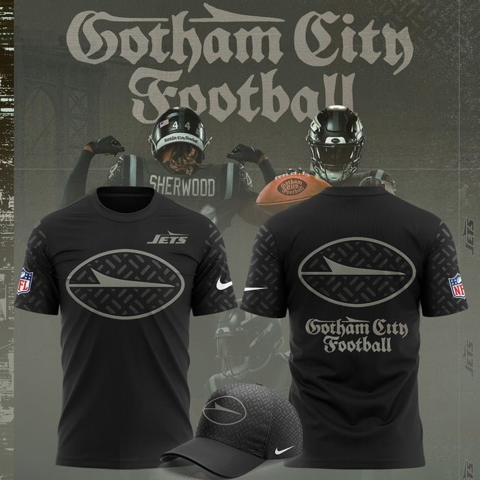 New York Jets 2025 Rivalries “Gotham City Football” T-shirt