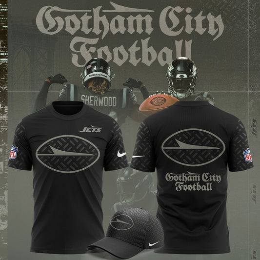 New York Jets 2025 Rivalries “Gotham City Football” T-shirt