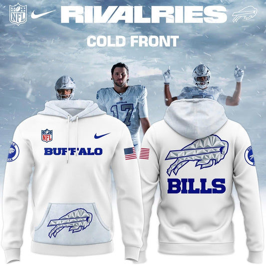 Buffalo Bills White Rivalries uniforms Hoodie 2025