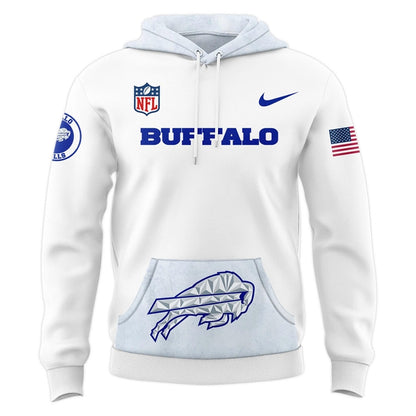 Buffalo Bills White Rivalries uniforms Hoodie 2025
