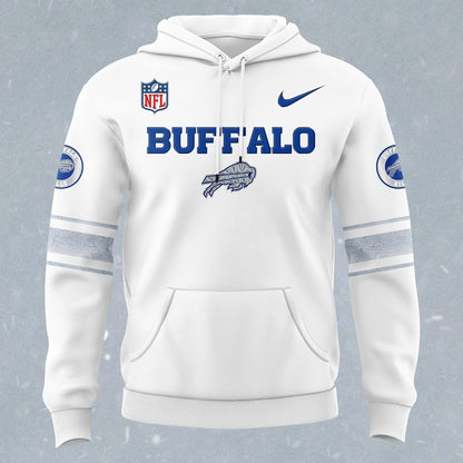 Buffalo Bills White Rivalries uniforms Limited Edition Hoodie 2025 (V2)