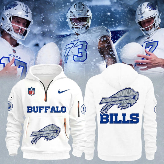 Buffalo Bills White Rivalries uniforms New Hoodie 2025