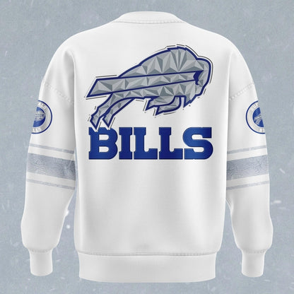 Buffalo Bills White Rivalries uniforms Sweashirt 2025