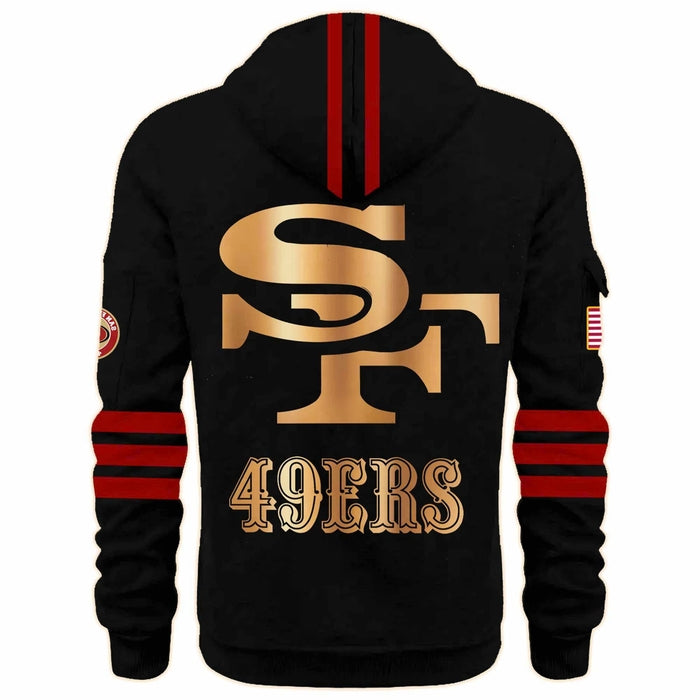 San Francisco 49ers Black (V2) Unveil Rivalry Uniform H115 Hoodie 2025