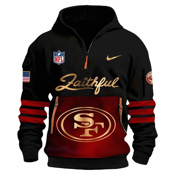 San Francisco 49ers Black (V2) Unveil Rivalry Uniform H115 Hoodie 2025