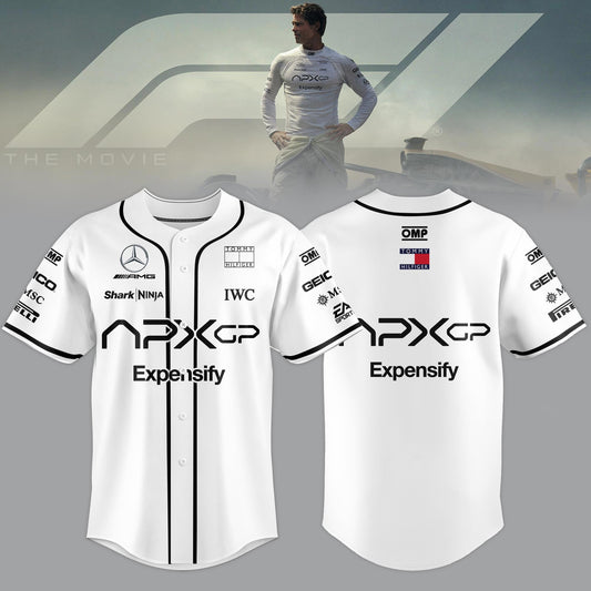 F1 The Movie 2025 APXGP “Brad Pitt” Jersey