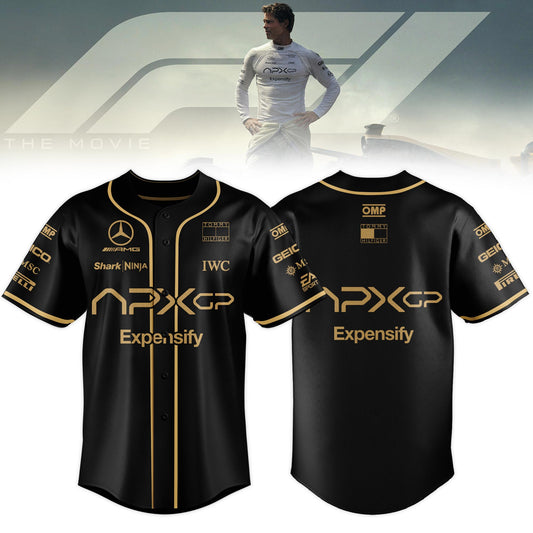 F1 The Movie 2025 APXGP “Brad Pitt” Jersey