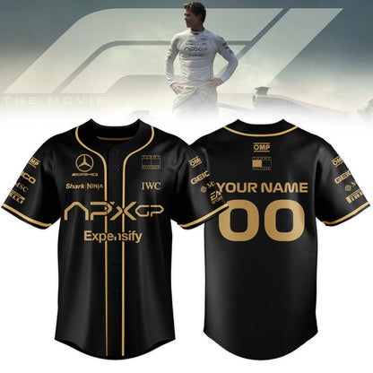 F1 The Movie 2025 APXGP “Brad Pitt” Jersey