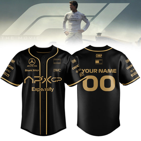 F1 The Movie 2025 APXGP “Brad Pitt” Jersey