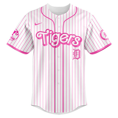 .    Detroit   Tigers MLB x Barbie Night Game Limited Edition Jersey 2025 v2
