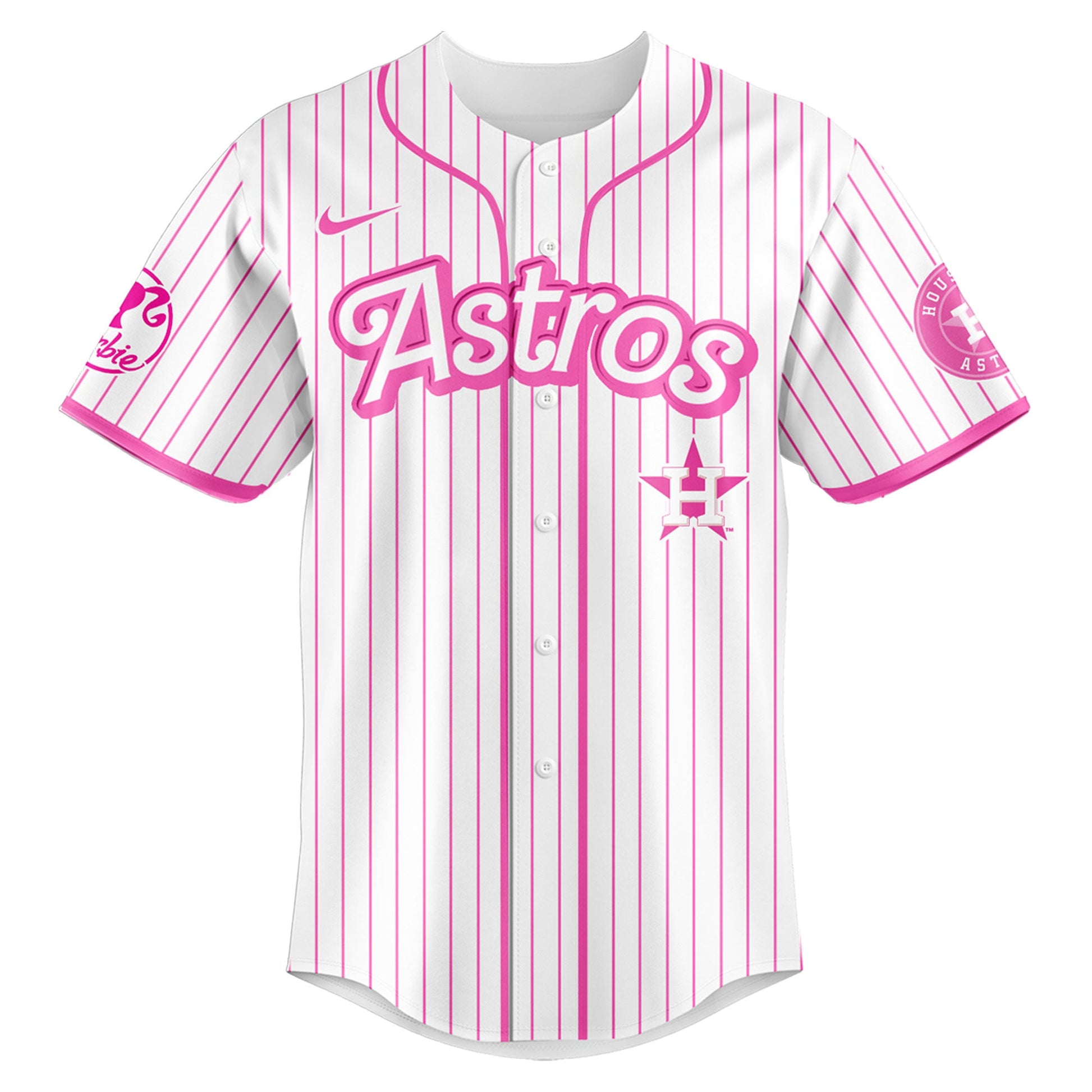 .    Houston  Astros MLB x Barbie Night Game Limited Edition Jersey 2025 v2