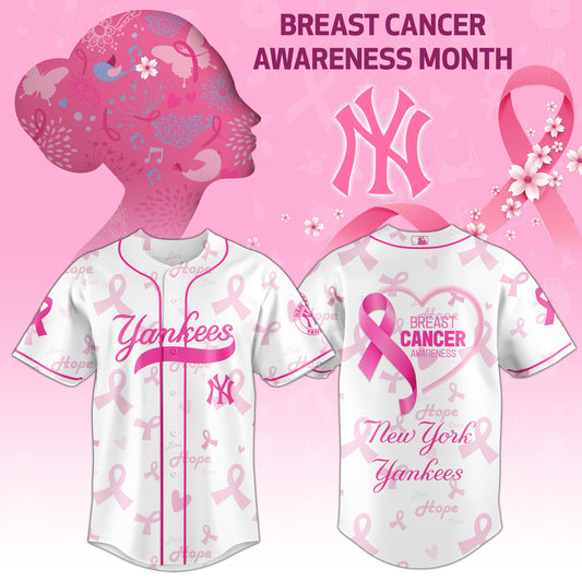 _ NYY x Breast Cancer Awareness Month Limited Edition Jersey 2025.