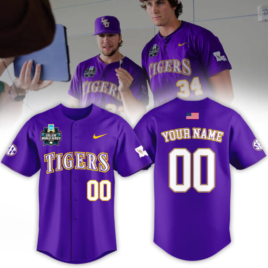 5. LSU Tigers Baseball Jersey Limited Edition