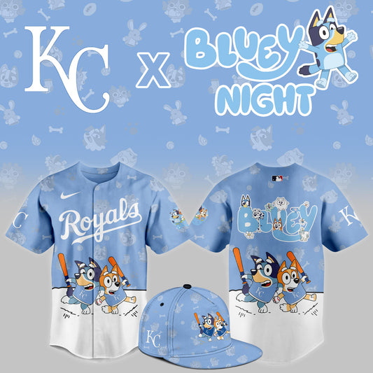 Kansas City Royals 2025 Bluey Night Event Limited Jersey | SG48