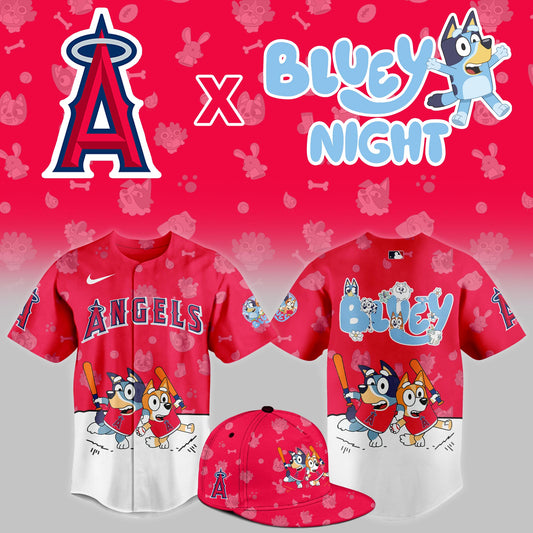 LA Angels 2025 Bluey Night Event Limited Jersey | BW33