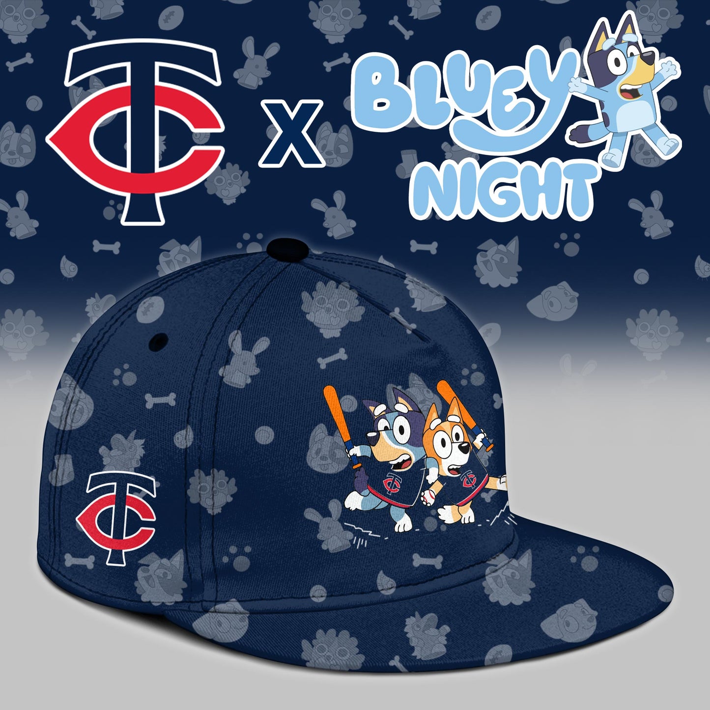 Minnesota Twins 2025 Bluey Night Event Limited Jersey | UU16