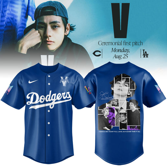 LA Dodgers x V BTS Limited Edition Jersey- Blue