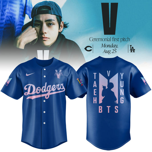 LA Dodgers x V BTS Limited Edition Jersey - Blue