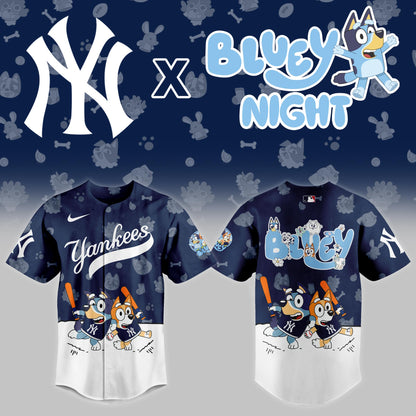 New York Yankees 2025 Bluey Theme Night Limited Jersey | SY43