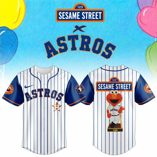 Houston Astros MLB x Sesame Street Day Jersey Limited Edition | VB64