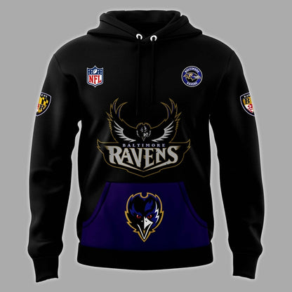 Baltimore Ravens 30th Season Virtual Limited Hoodie