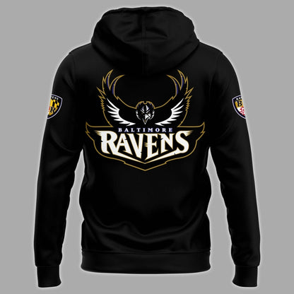 Baltimore Ravens 30th Season Virtual Hoodie