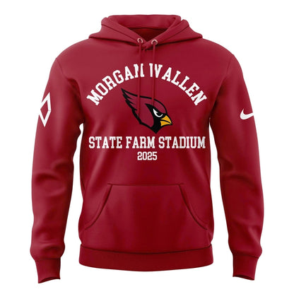 Exclusive Versions Morgan Wallen x Arizona Cardinals Hoodie 2025