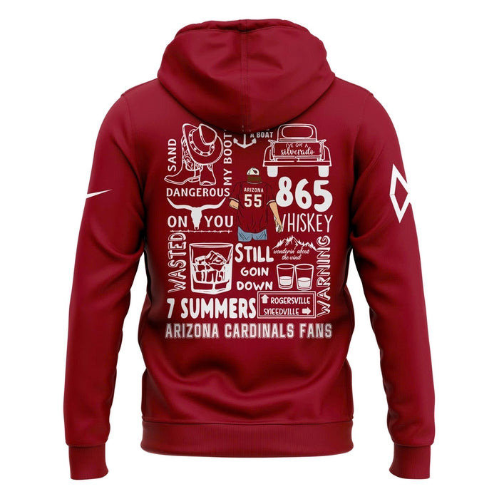 Exclusive Versions Morgan Wallen x Arizona Cardinals Hoodie 2025