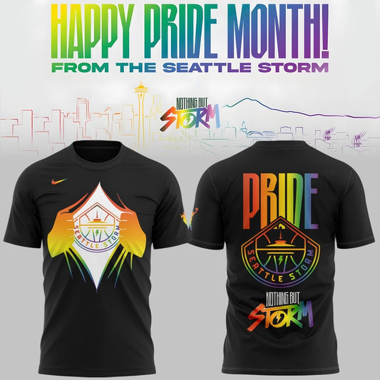 Seattle Storm Special Edition T-shirt Celebrating Pride Month Expresses Freedom, Individuality, And Support For The LGBTQ+ Community