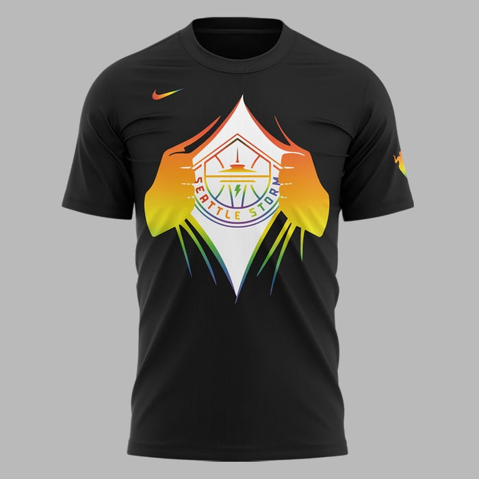 Seattle Storm Special Edition T-shirt Celebrating Pride Month Expresses Freedom, Individuality, And Support For The LGBTQ+ Community