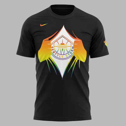 Seattle Storm Special Edition T-shirt Celebrating Pride Month Expresses Freedom, Individuality, And Support For The LGBTQ+ Community