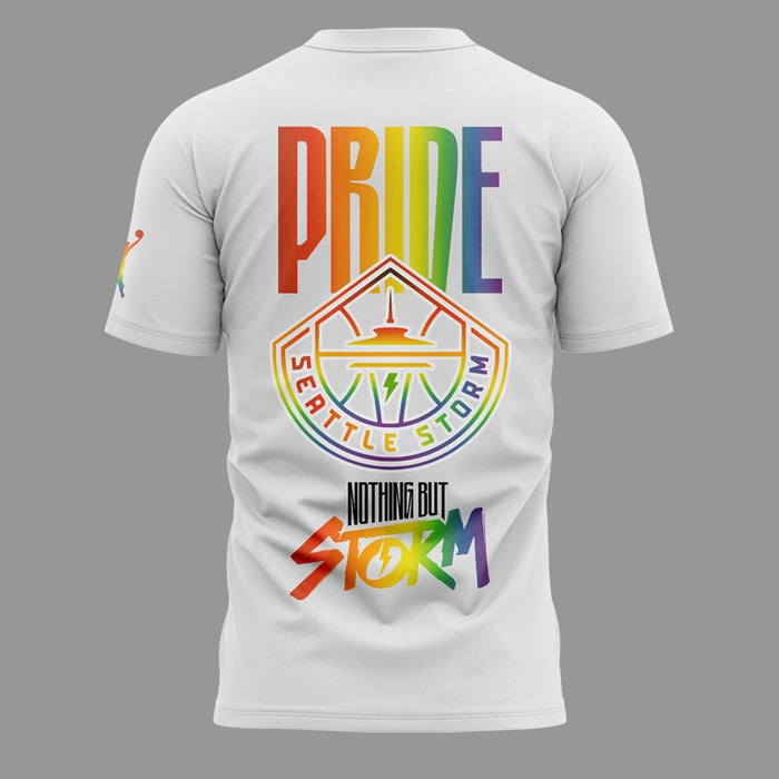 Seattle Storm Special Edition T-shirt Celebrating Pride Month Expresses Freedom, Individuality, And Support For The LGBTQ+ Community.