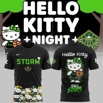 Special Edition Seattle Storm x Hello Kitty Basketball T-Shirt 2025