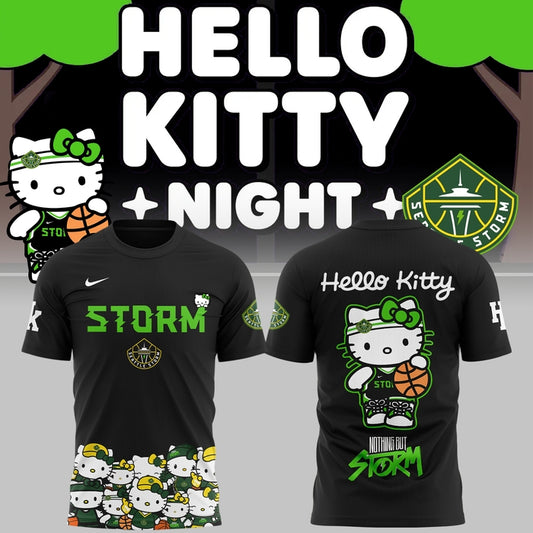 Special Edition Seattle Storm x Hello Kitty Basketball T-Shirt 2025