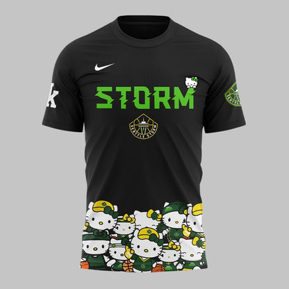 Special Edition Seattle Storm x Hello Kitty Basketball T-Shirt 2025