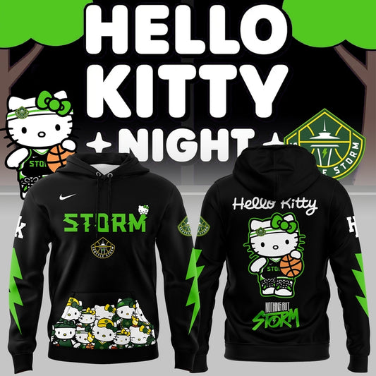 Special Edition Seattle Storm x Hello Kitty Basketball Hoodie 2025