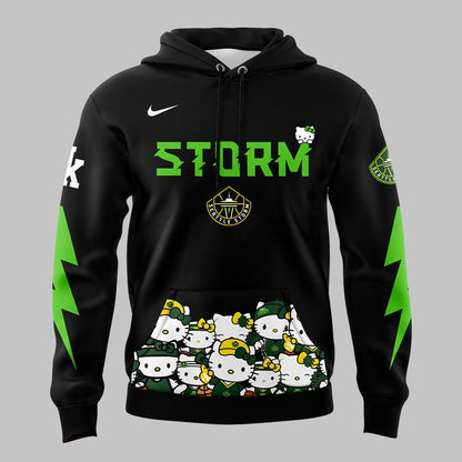 Special Edition Seattle Storm x Hello Kitty Basketball Hoodie 2025