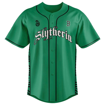 Red Sox x Slytherin Custom Name House Jersey - Special Edition
