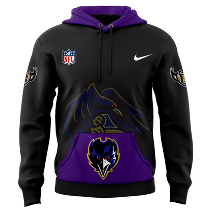 Ravens to Celebrate 30th NFL Season in 2025 V8 Hoodie DDT CTND