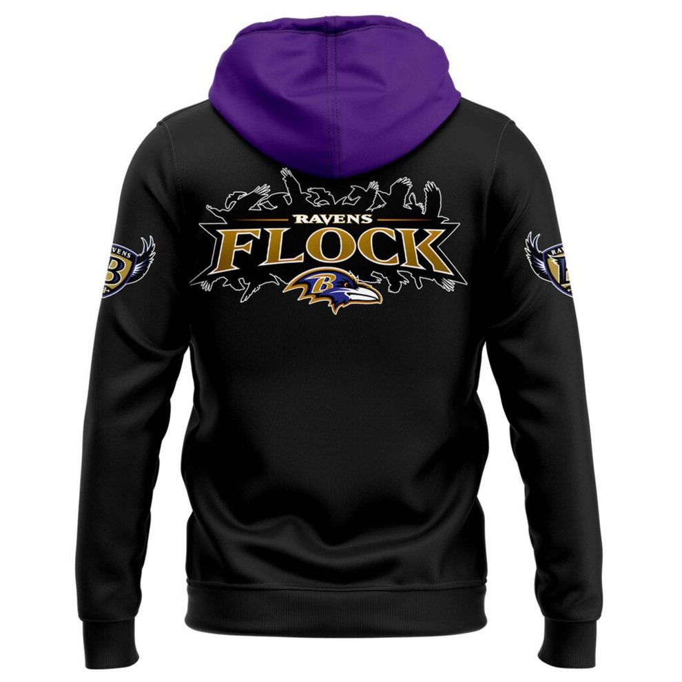 Ravens to Celebrate 30th NFL Season in 2025 V8 Hoodie DDT CTND