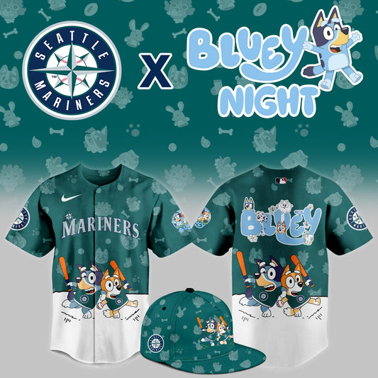 Seattle Mariners 2025 Bluey Theme Night Limited Jersey | FJ11