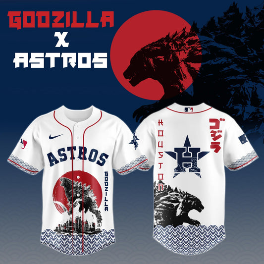 Godzilla x Houston Astros Limited Japan Edition Jersey