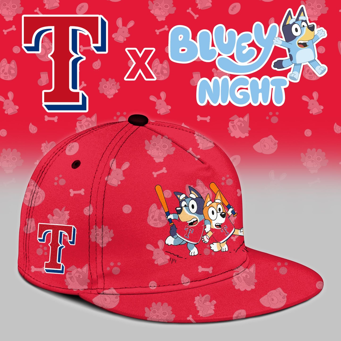 Texas Rangers 2025 Bluey Night Limited Jersey | YN24